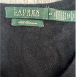 Ralph Lauren LAUREN  Black 100% Cashmere V Neck Sweater Size 2X Photo 1