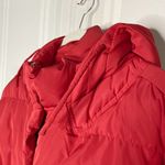 Rebecca Minkoff  Zayne Quilted Puffer Down Jacket Red Large Hooded Long Sleeve Photo 6