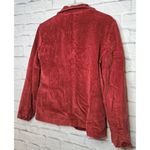 L.L.Bean  red corduroy vintage 90s button blazer coat cotton 4 regular. Photo 3