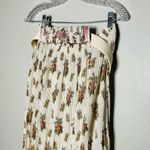 Vintage Eagle River Traders 90s White Pink Floral Full Matching Belt Skirt Large Photo 1