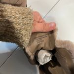 NWT Violet and Red Women's Beige Hailey Taupe Fur Suede Leather Boots Size 6.5 Photo 5