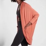 Athleta Terracotta Cocoon Wrap Yoga Oversized Cardigan Etruscan Red Size XS Photo 1