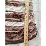 Rue 21  Y2K V-Neck Lightweight Short Sleeve Ruched Side Floral Tunic Top S Photo 6