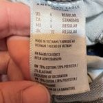 American Eagle  Hi Rise Jeggings Womens 6 Denim Super Stretch Ripped Blue Jeans Photo 4