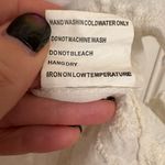 Solitaire  Cream Embroidered Boho Top Textured Floral Western Romantic Chic M Photo 5