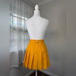 Vintage Y2K Dynamic Team Sports Golden Yellow Pleated Mini Skirt Size undefined Photo 5
