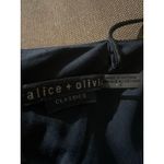 Alice + Olivia Harmony Satin Slip Dress in Black Size 4 Mini COCKTAIL PARTY Photo 3