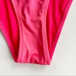 Censored Bright Pink Strappy Waist Bikini Bottom Size 6 Photo 4