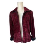 K.d. Spring Vintage Fleece Jacket
Zip Up Artisan Embroidered Made in USA Sz XS Red Photo 3