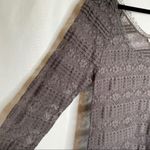 Joie  Brea Lace Dress in Storm Gray Size Medium Photo 4