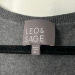 Leo & Sage Striped Poncho Sweater Photo 1
