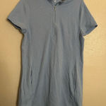 Callaway  Blue Polo Dress with Slim Fit and Short Sleeves Photo 0