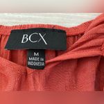 BCX Burnt Orange Loose Lace Top Photo 1