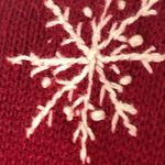 Vintage Ice Skating Christmas Sweater Small Y2K Holiday Cardigan Basic Editions Red Photo 10