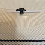 Talbots  Sweater Black White Striped Long Sleeve Cotton
Sweater Sz M Photo 2