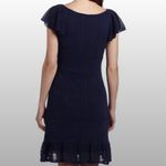 Lilly Pulitzer Navy blue Sweater crochet anchor Dress sz Medium Photo 23