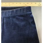 Lauren Ralph Lauren Pants Size Small Dark Blue Velour Velvet Lounge Wear Photo 2