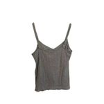 Pact  Tank Top Womens Size XS Gray Ribbed V-Neck Cami Camisole Organic Cotton Photo 1