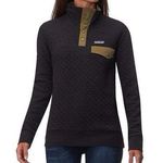 Patagonia Women's Organic Cotton Quilt Snap-T Pullover Black 51884 S Photo 1