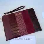 Michael Kors Merlot Multi Clutch Wristlet Photo 3