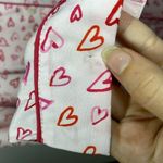 Joie  | Heart Print Button Down Long Sleeve Sleep Shirt Nightgown Sz Small Photo 6