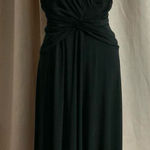 Evan Picone  V Neck Twist Front Midi Photo 0