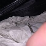 NWT Vintage Satin Leather Bohemian Purse with Beads, Studs & Sparkle (Rare) Black Photo 9