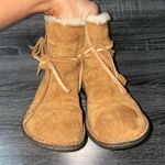 UGG  Gaviota Suede Fringe Tie Boots Size 8 Photo 1