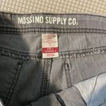 Mossimo Supply Co. Gray and Pink Jean Shorts Distressed Cut Photo 2