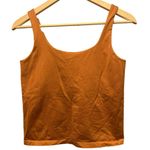 Avec Les Filles Copper Colored Sports Bra/Crop Tank Top Size Small/Medium Photo 3