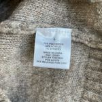 Pink Rose Taupe Gray Cropped Turtleneck Fancy Knit Sweater Size Large Photo 5