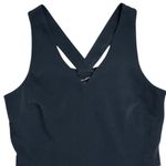 Banana Republic  Black Dress Sleeveless V-Neck Bow Back Career‎ Size 8P Photo 3