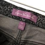 Gloria Vanderbilt Womens Jeans Amanda Slimming Tapered Geometric Black Gray 6P Photo 4