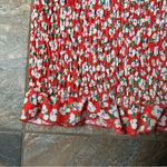 VERO MODA Olea Floral Skirt NWT Women’s Size XL Cherry Tomato Photo 1