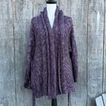 NWT FYLO Woman’s XXL Deep Purple Multi Colored Knit Cardigan Business Casual Fun Photo 7