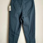 A New Day Women's Mid-Rise Slim Straight Fit Side Split Trousers Teal Blue 6 Photo 1