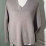 ALLSAINTS  Riley Jumper Textured Knit Sweater Taupe Gray Size Small Photo 0