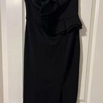 Ecowish Women’s Black Sexy One Shoulder Cocktail Dress, Large Photo 0