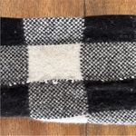 Ralph Lauren Lauren  Sweater Womens Medium Black White Buffalo Plaid Soft Photo 14