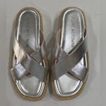 Stuart Weitzman Metallic Silver Sandals Photo 1