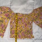 Billabong BILABONG Bell Sleeve Floral Top Size Small Photo 4