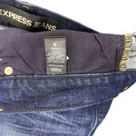Express Jeans Women's 6 Blue Frayed Hem Low Photo 2