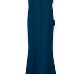 Lulus Maxi Dress Medium Infinite Glory Mermaid Long Strap Teal Green Blue Photo 0