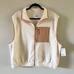 SO Oversized Boxy Sherpa Pocket Vest Photo 1
