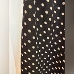 Eliza J Vintage  Black Polka Dot Chiffon Retro Pinup Midi Dress Plus Size 16W Photo 6