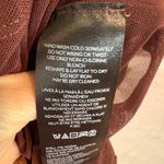 Anthropologie Ruched Mock Neck Knit Dress Cocoa Plum Fitted Sleeveless Bodycon Photo 7