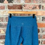 Beyond Yoga Blue Spacedye At Your Leisure Crop Leggings Crossover Waist, XL Photo 6