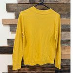 Talbots Mustard Yellow Tie Neck Sweater Women Top Blouse sz Large Petite Photo 1