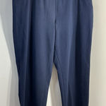 Investments Womans Petite Pullon Casual Pants 16 PS Navy Zip Pockets Photo 0