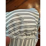 Ellejay  Puka Black & White Striped String Bikini size s/m Photo 7